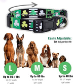Native Pup St Patricks Dog Collar- Saint Patrick Green Shamrock Pet Collars- - Image 3