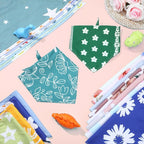 100 Pcs Boho Dog Bandanas Bulk Pet Bibs Colorful Triangle Scarf Boho Pet - Image 4