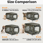 Beatrice Home Fashions Portable, Collapsible, Pop Up Kennel Travel Cat and Dog - Image 3