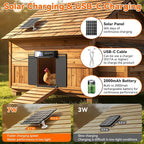 Automatic Chicken Coop Door Large Size, 7W Solar Powered - Image 3