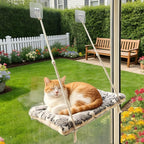 Cat Window Perch with Adhesive Hooks Foldable Cat Window Hammock by ISYOKE