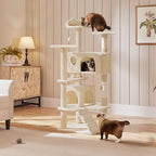 Yaheetech 54in Cat Tree Tower Condo Furniture Scratch Post - Image 3