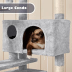 Yaheetech 54in Cat Tree Cat Tower w/Scratching Posts, Double Condos and - Image 4