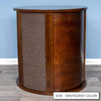 The Refined Feline Purrrrfect End Table Cat Bed Cave in Black Espresso - Image 3