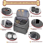 BAGLHER 丨Dog Travel Bag Backpack, Airline Approved Pet Supplies Backpack - Image 2
