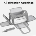 Soft-Sided Cat/Dog/Pet Carrier, Collapsible Pets Travel Carriers - Image 2