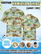Custom Hawaiian Shirt with Face Photo Picture - Image 4