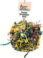 3” Super Shredder Ball Bird Toy by Sweet+Feet+%26+Beak