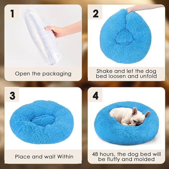 Extra Large Dog Beds, 36 Inch Human Dog Anxiety Relief Comfort Bed, - Image 6