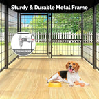 Sino Luban 2PCS Outdoor Dog Kennel Outside Run - Image 5