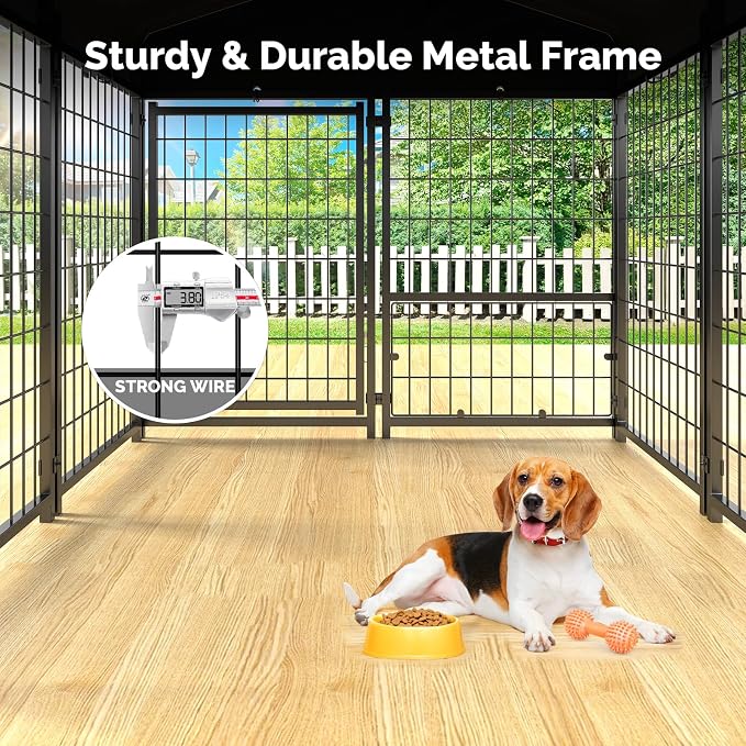 Sino Luban Outdoor Dog Kennel Outside Run - Image 5