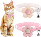 Breakaway Cat Collars with Bells, MUZIEBA Kitten Collar by MUZIEBA