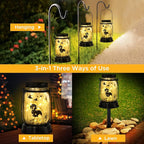 kyoryuger Dachshund Gifts for Women Dachshund Solar Lantern Outdoor Waterproof - Image 2