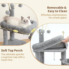 Heybly Cat Tree, 45.3-Inch Cat Tower - Image 5