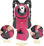 WOYYHO Pet Dog Carrier Backpack Small Dog Front Backpack Ventilated Dog Carrier - Image 4