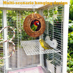 Parakeet Nest Bird Cage Accessories, Chew-Proof Steel Frame & Washable Small - Image 2