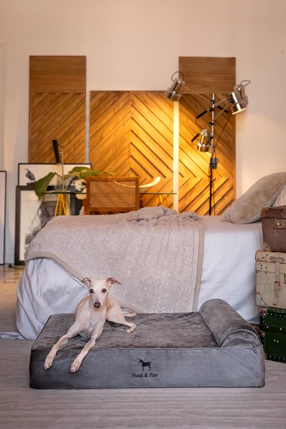 NOAH & PAW Large Dog Bed, Orthopedic Dog Beds, Eggshell Memory Foam Infused - Image 2