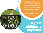 Etna 3-Panel Diamond Design Wood Pet Gate - Image 6