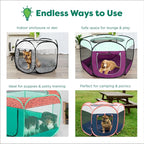 Furhaven Portable Dog Playpen Cat Tent, Pet Playground, Kennel Foldable Indoor - Image 7