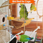 BWOGUE Winter Warm Bird Nest Bed Hanging Hammock Snuggle Hut Parrot House Tent - Image 6