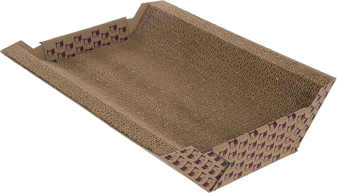 SmartyKat Super Scratcher Chaise Corrugate Cat Scratcher and Lounge, Cradling - Image 2
