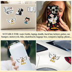 Custom Pet Memorial Paw Name Sticker Personalized Text Photo Rememberance Decal - Image 6