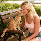 Cat Harness and Leash Set, 3-in-1 Escape Proof Adjustable, Comfortable Soft - Image 7