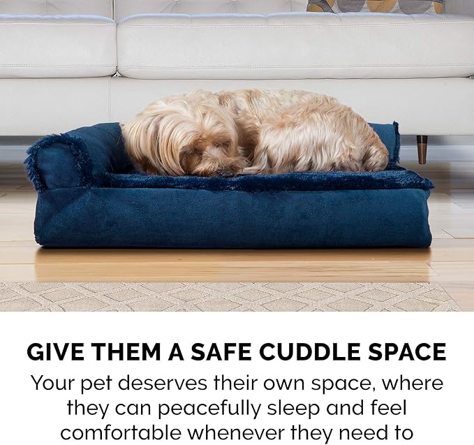 Furhaven Orthopedic Dog Bed for Large/Medium Dogs w/ Removable Bolsters & - Image 9