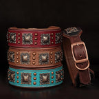 PET ARTIST Genuine Leather Dog Collar - Image 4