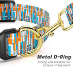 Reflective Dog Collar for Medium Dogs, Cute Boho Adjustable Heavy-Duty Nylon - Image 5