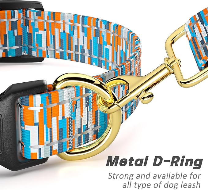 Reflective Dog Collar for Extra Small Dogs, Cute Boho Adjustable Heavy-Duty - Image 5