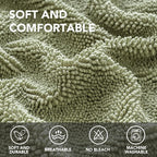 H.VERSAILTEX Non Slip Pet Couch Cover Chenille Dog Bed Protector Thick Soft - Image 2
