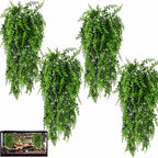 HERCOCCI 4 Pack Reptile Plants, Terrarium Hanging Plants Vines Artificial by HERCOCCI