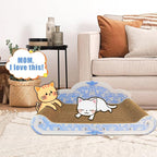 Luxury Cardboard Cat Scratcher Sofa Bed, Couch Shaped Cat Scratching Board - Image 6
