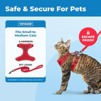 Voyager Escape-Proof Step-in Lock Cat Harness & 5ft Neoprene-Handle Leash Set - Image 2