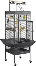 Yaheetech 61-inch Playtop Wrought Iron Large Parrot Bird Cages by Yaheetech