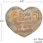 Spoontiques - Garden Décor - Dogs Leave Pawprints Stepping Stone - Decorative - Image 6