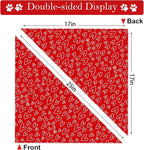 Valentines Dog Bandanas, 2 Pack Mother's Day Triangle Dog Bandanas, Reversible - Image 5