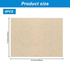 4 Pack Cat Scratch Mats 24”x16”, Self-Adhesive Trimmable Cat Scratching Post - Image 2