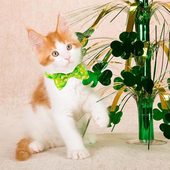 2 Pack St. Patrick's Day Cat Collars - Image 4