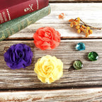 Leinuosen 14 Pcs Flower for Dog Collar Pet Collar Flowers Charms Multi Color - Image 5