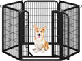 Yaheetech Dog Playpen Outdoor, 32 inch 6 Panels Dog Pen Indoor Heavy Duty Puppy by Yaheetech
