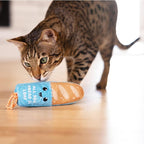 Catstages Loaf Kicker Toy with Catnip and Dental Mesh, Bread Shape, Plush and - Image 7