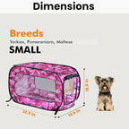 Beatrice Home Fashions Portable, Collapsible, Pop Up Kennel Travel Cat and Dog - Image 2
