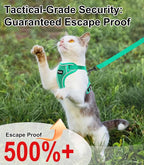 Cat Harness and Leash for Walking Escape Proof Soft Adjustable Cat Leash - Image 2