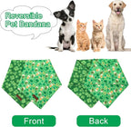 ARING PET St Patrick's Dog Bandana 2 Pack-Green Clovers Dog Bandanas, - Image 4