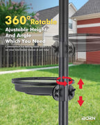 iBorn Bird Feeders Station Mesh Tray and Ring - Image 8