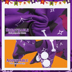 PAWCHIE Halloween Bandanas 4 Pack, Reversible Pumpkin Dog Scarf Bibs, Dog - Image 4