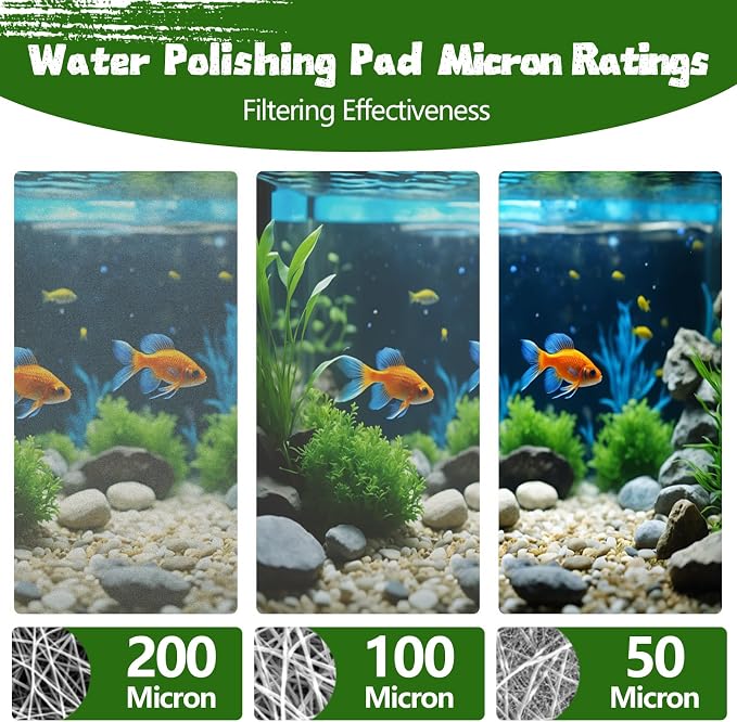 Aquarium Polishing Filter Pad-Ultra Fine 200 Micron Filter Floss - Image 6