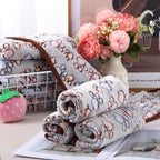 Chumia 40 Pcs Blankets Soft Fluffy Fleece Washable Pet Dog Sleep mat Paw Print - Image 4